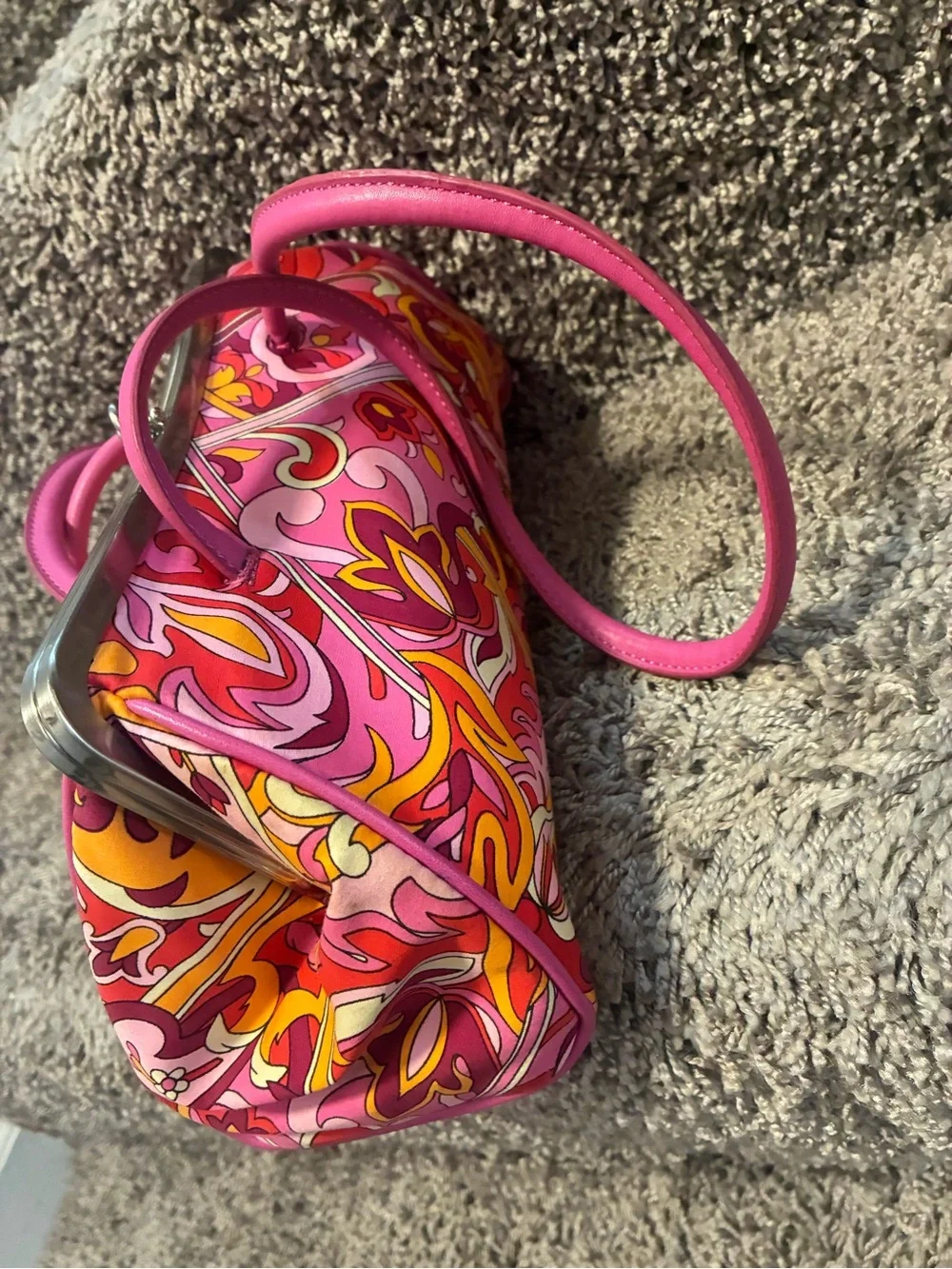 Nine West paisley floral colorful shoulder purse